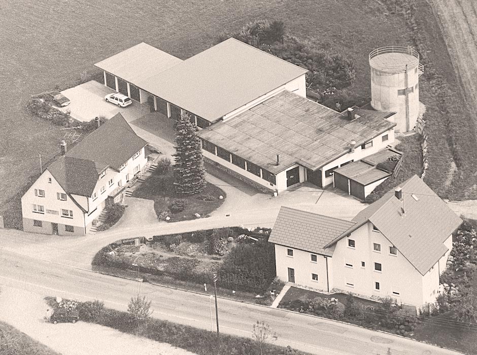 Luftaufnahme Schreinerei Schwarzwälder von 1928